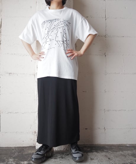 Running The Dog Print Tee WH