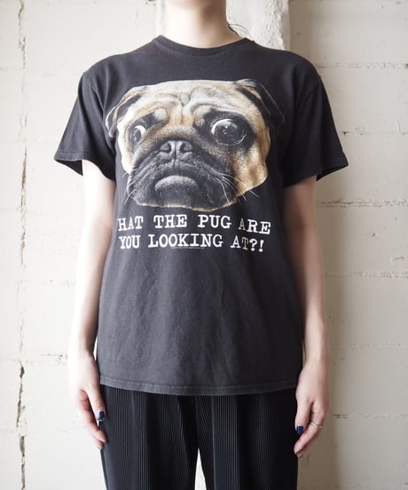 Pug Print Tee BK