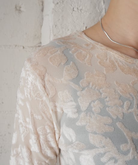 Opal Velour Sheer Tops WH