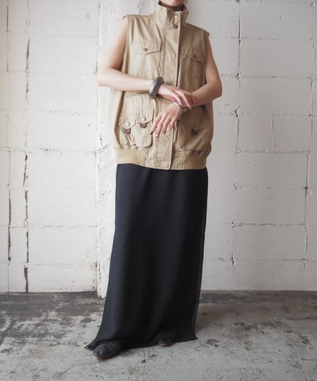 LAUREN Stand Collar Work Vest BE