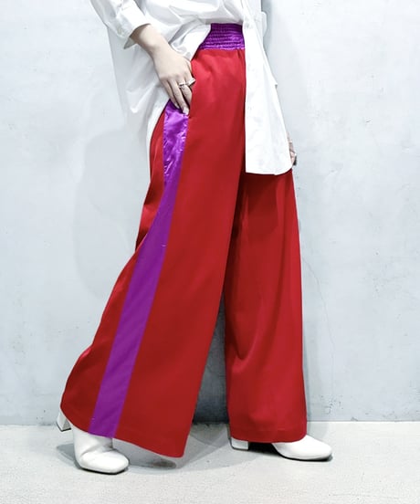 TSUMORI CHISATO Side Line Wide Pants REPUR