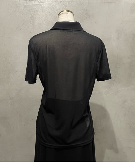 Sheer Stretch Shirt BK