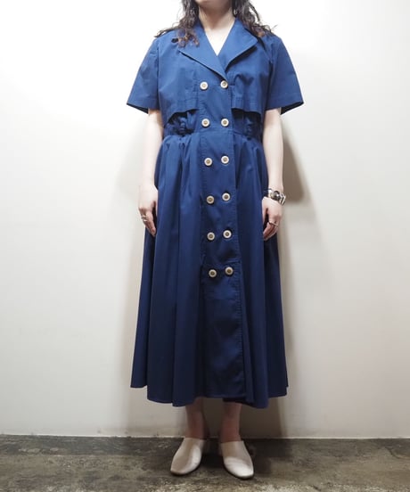 Double Breasted Cotton Dress NV