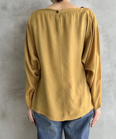Satin Crew Neck Blouse YE