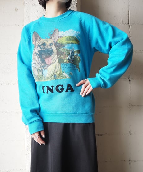 German Sheperd Print Sweat BL