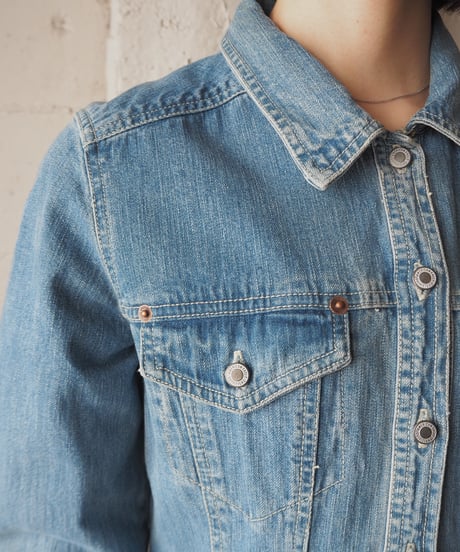 Princess Line Denim Shirt Dress LBL