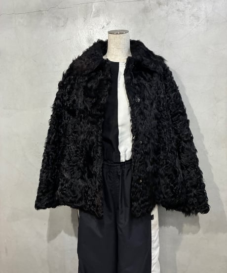 Max Mara Lamb Fur Jacket BK