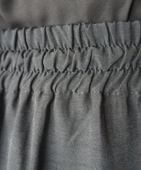 Sheer × Short Tight Layered Skirt BK