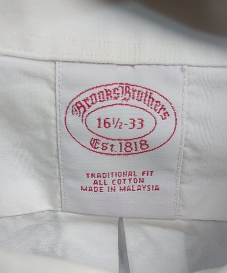 BROOKS BROTHERS  Pleated  Dress Shirt  WH