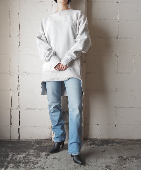 Champion REVERSE WEAVE Remake Switching Sweat GR WH