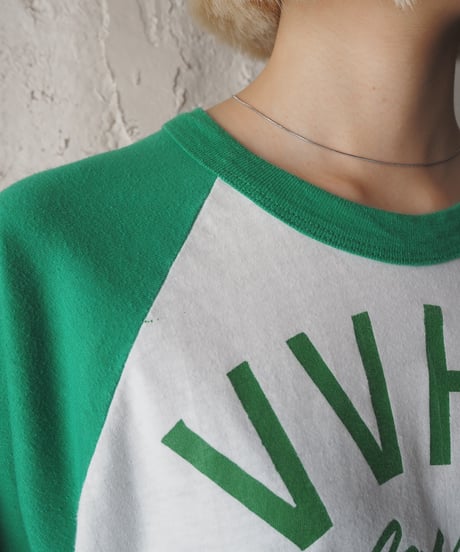 Logo Print Raglan Sleeve Tee WHGN
