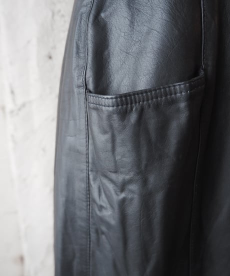 Leather Mermaid Skirt BK