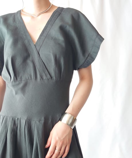 Linen Cashcouer Dress DGR