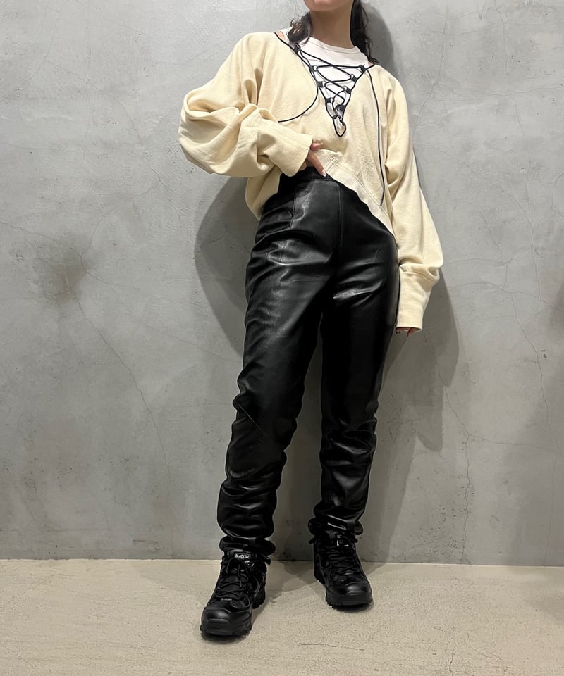 Leather Pants BK | Orfeo Leather Pants BK | Orfeo