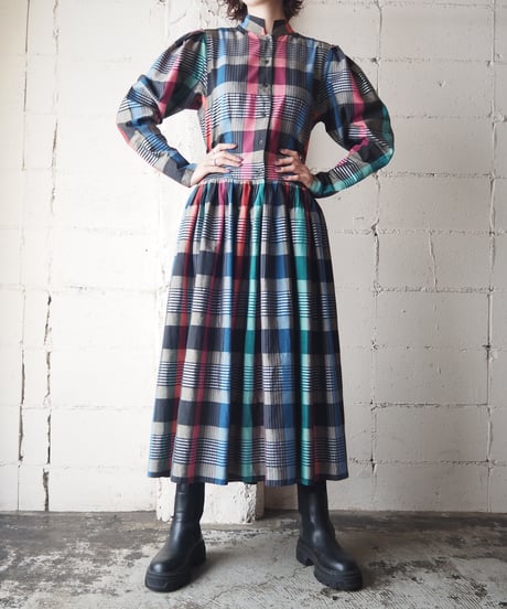 ANASTASIA Tyrolean Check Dress SVPIBL