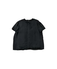 Pintuck S/S Blouse BK