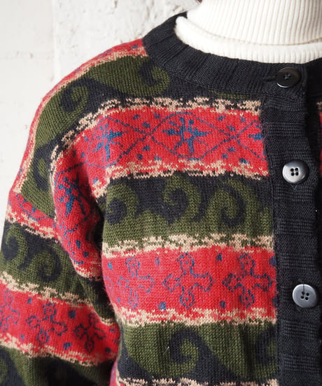 Pattern Knit Cardigan REGN
