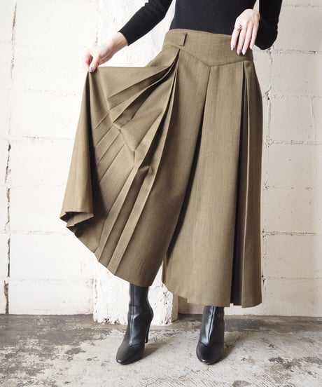 1970~80's Pleated Wide Pants KA