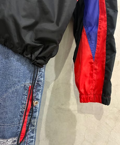 NIKE Nylon Jacket BK BL RE
