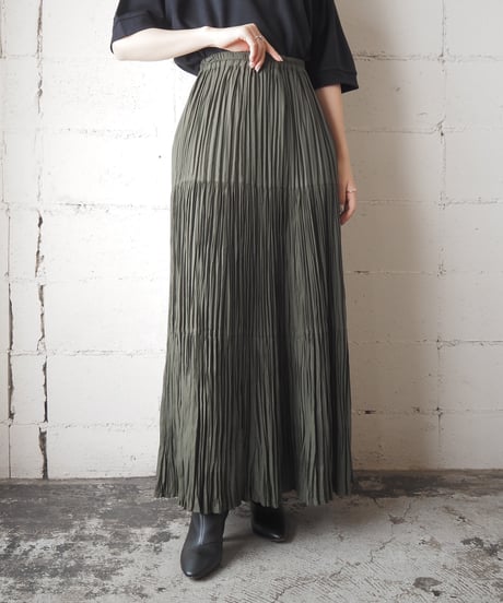Tiered Easy Long Skirt KA