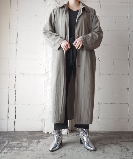 Satin Plane Long Coat LKA