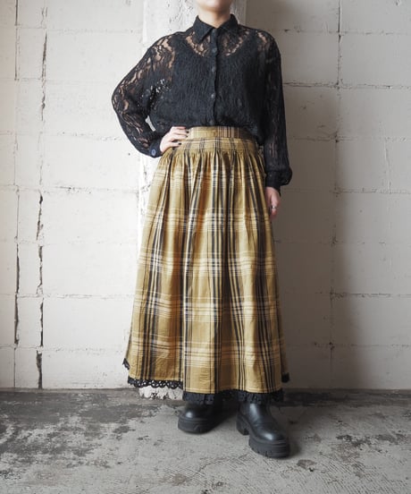 1970-80's Euro Lace Shirt BK