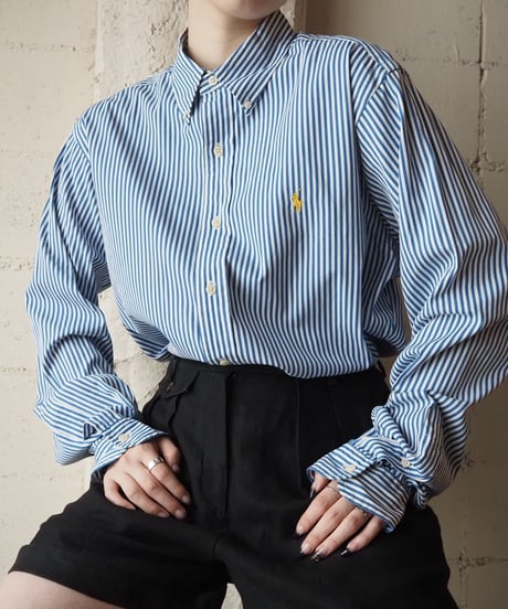 Ralph Lauren Stripe Shirt BLWH