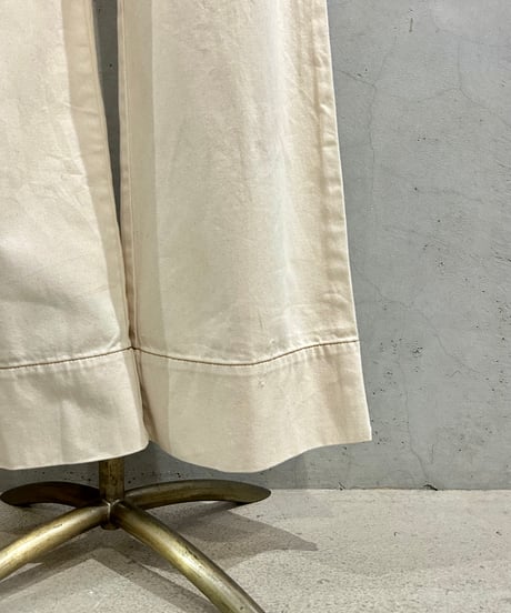TORY BURCH Cotton Twill Wide Pants IV