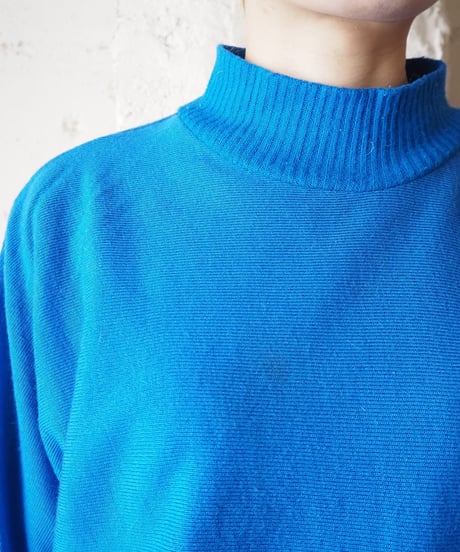 Mock Neck Knit Dress BL