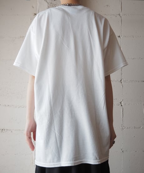 THE HVMANE SOCIETY Dog Print Tee WH BK