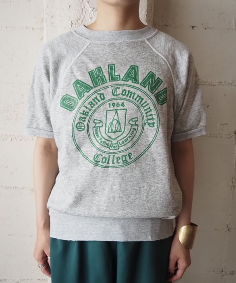 1980's OAKLAND Collage S/S Sweat GR