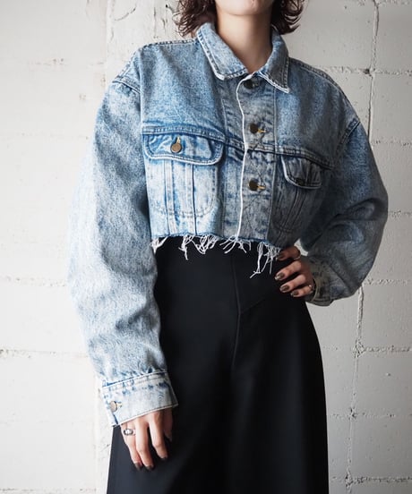 Lee Chemical Wash Short Denim Jacket BL