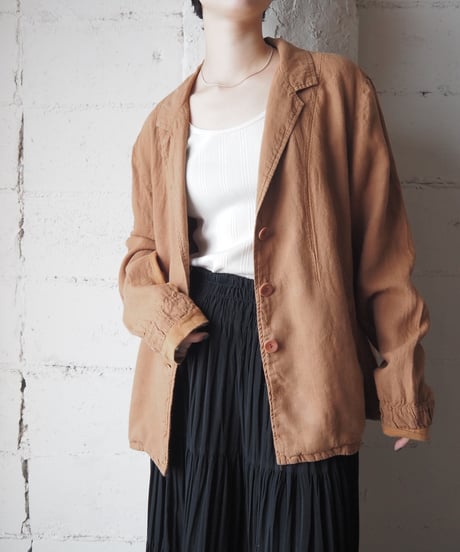 FLAX Linen Tailored Jacket OR