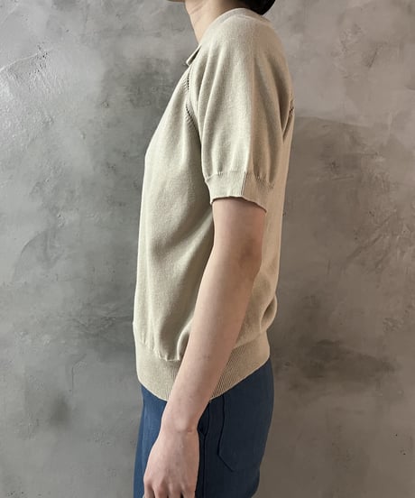 Zip Polo S/S Knit BE