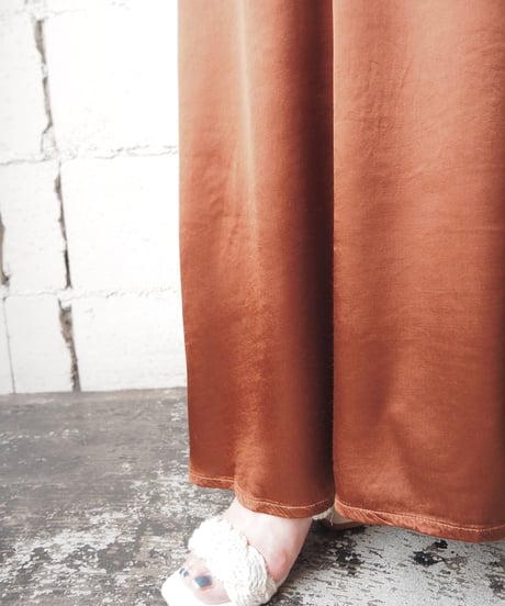 Satin Easy Long Skirt BR
