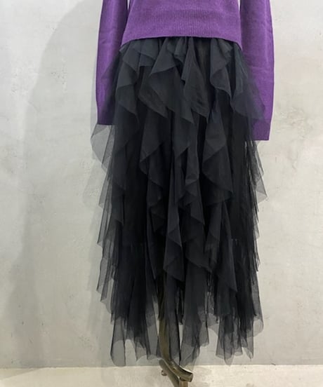 Tulle Layered Skirt BK