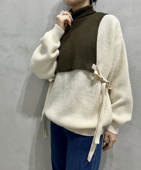 Side Belt Short Vest BR