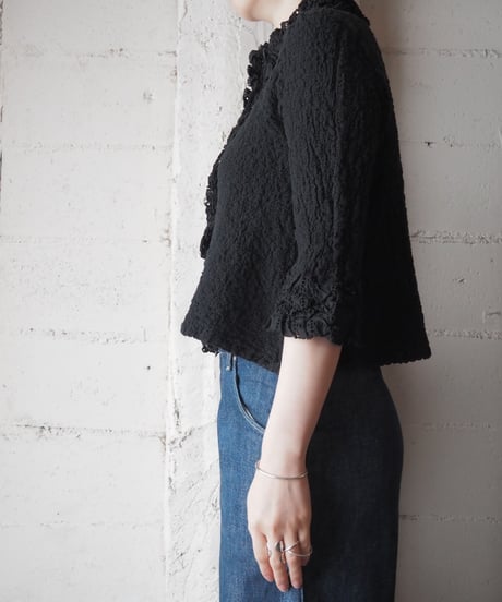 me ISSEY MIYAKE Gather Jacket BK