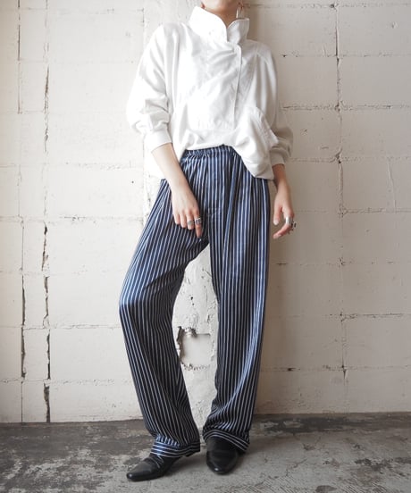 Stripe Satin Pajama Pants NVWH