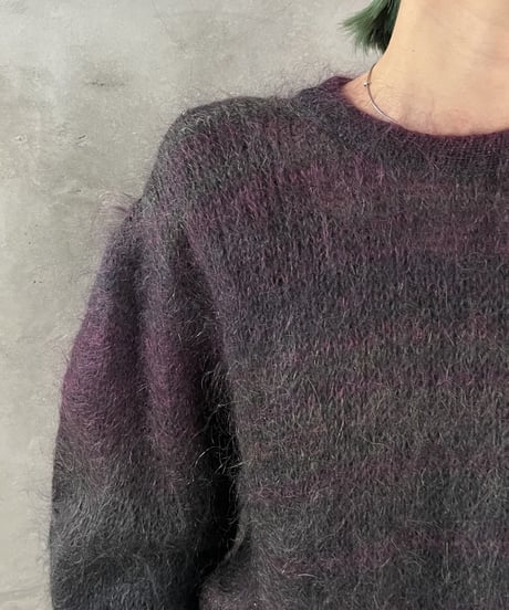 Bicolor Mohair Knit GNPUR