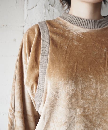 Velour Switching Tops BE