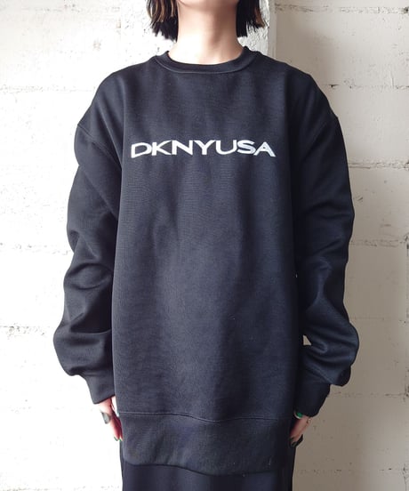 DKNY Logo Embroidery Sweat BK