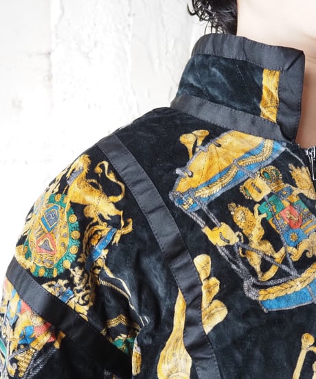 ESCADA Multi Print Quilting Jacket BK