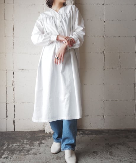 1930~40's Euro Collarless Night Dress WH