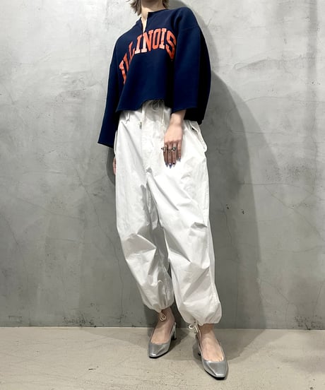 Remake "ILLINOIS" Print Cut Off Sweat NVOR