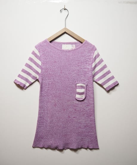 Stripe Sleeve & Pocket Knit PI