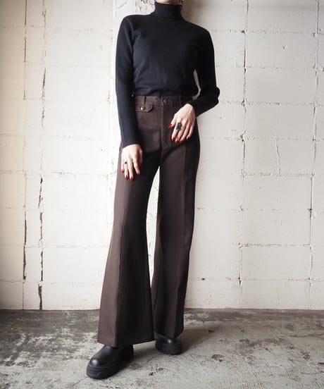 Pocket Design Flare Pants BR