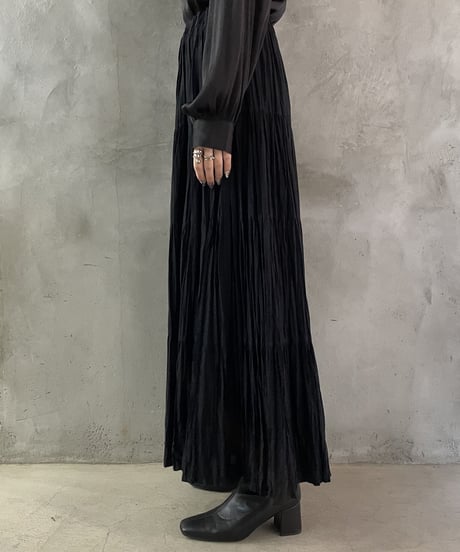 Tiered Flare Skirt BK