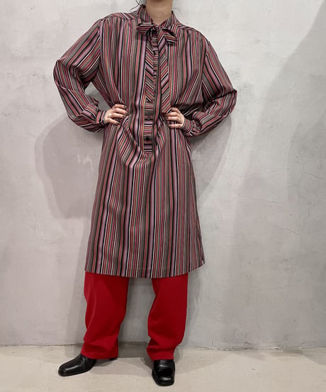 Boe Tie Stripe Dress BKRE