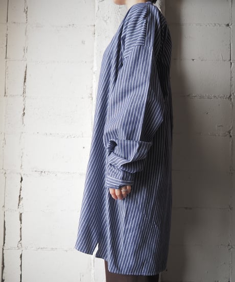 Euro Stripe Work Shirt NV WH